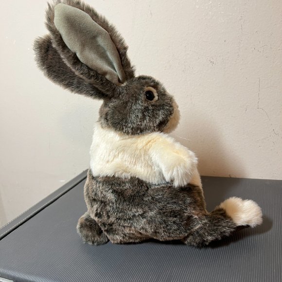 Folkmanis Dutch Rabbit Hand Puppet - Movable Head and Arms - Picture 4 of 8